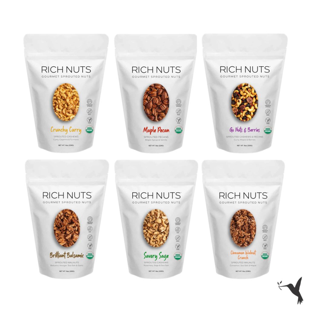 Sprouted nuts