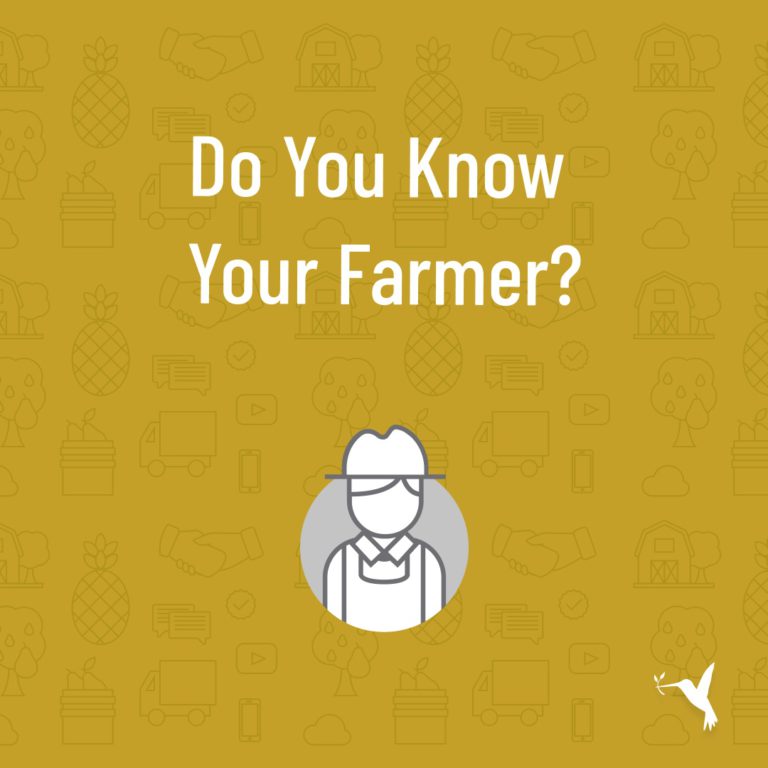 Know Your Farmer for Food Transparency