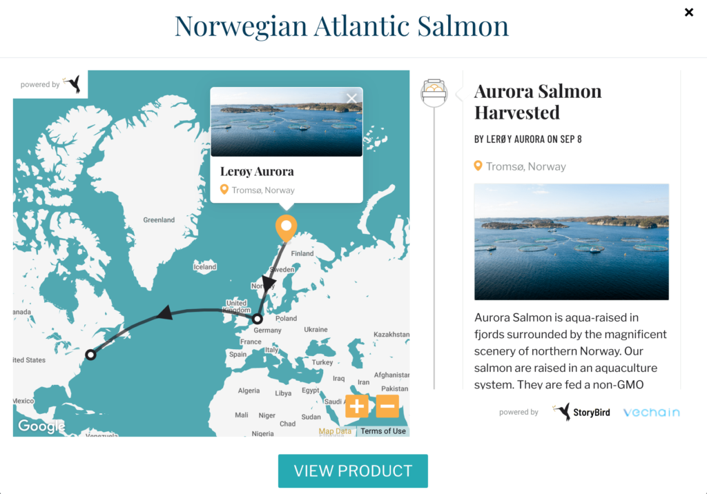 KnowSeafood Salmon Journey powered by StoryBird