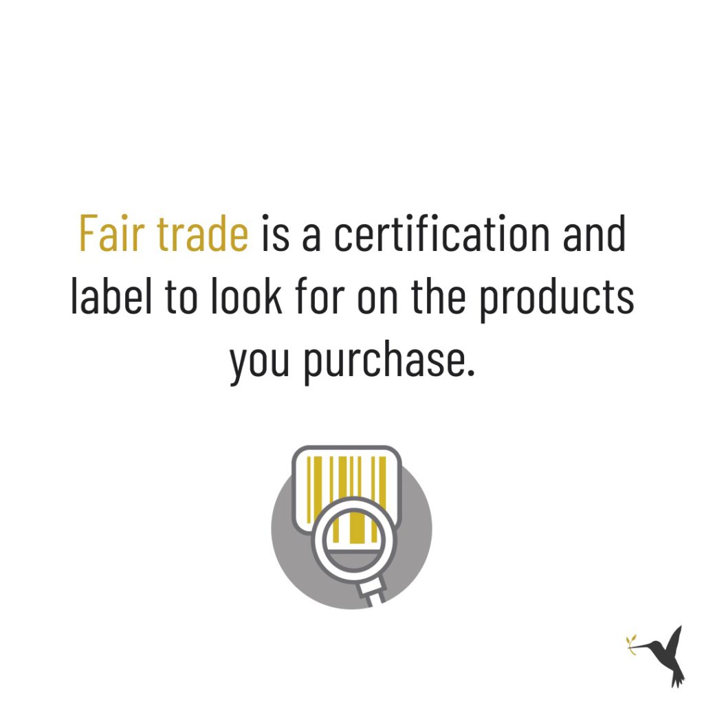 What is fair trade graphic