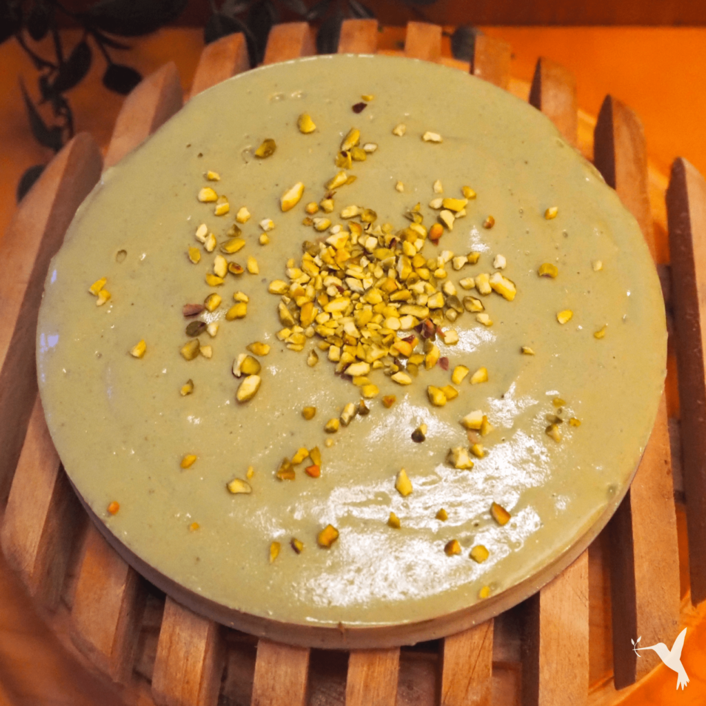 Pistachio pesto dish
