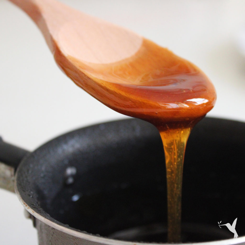 In the making of maple butter