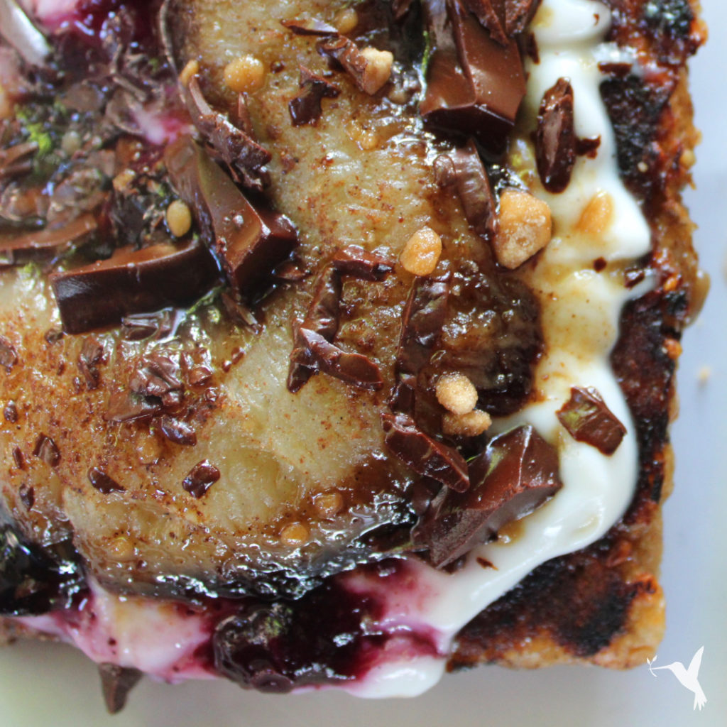 Maple toast with Sawyer's Maple Farm maple sprinkles