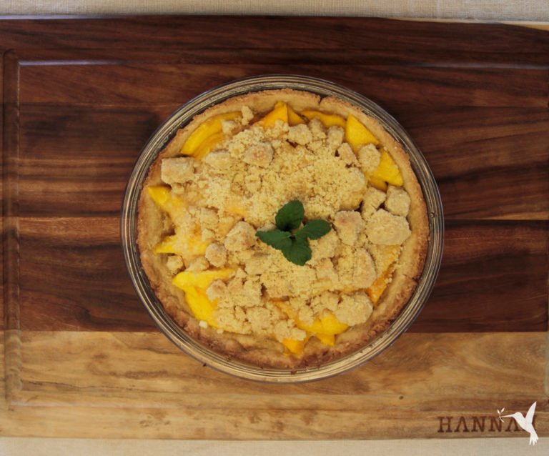 Full crumble pie